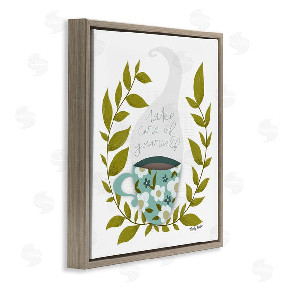 Stupell Industries Mandy Ford Art + Illustration | Take Care With Relaxing Coffee Wall Art