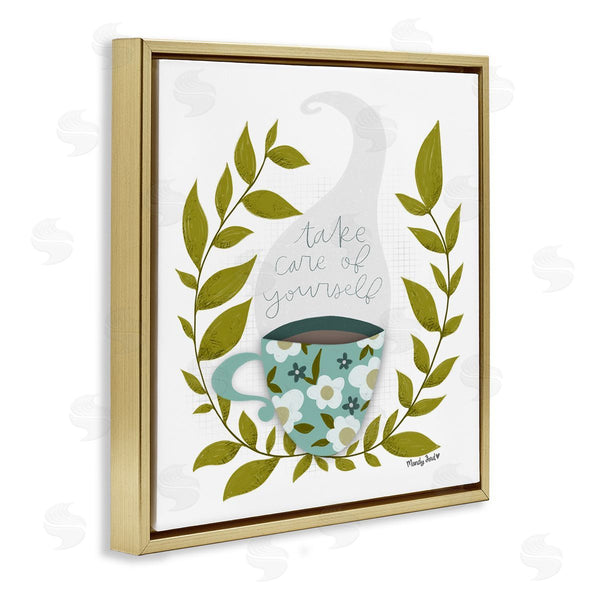 Stupell Industries Mandy Ford Art + Illustration | Take Care With Relaxing Coffee Wall Art