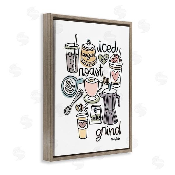 Stupell Industries Mandy Ford Art + Illustration | Various Coffee Types Trend