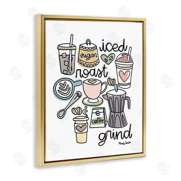 Stupell Industries Mandy Ford Art + Illustration | Various Coffee Types Trend