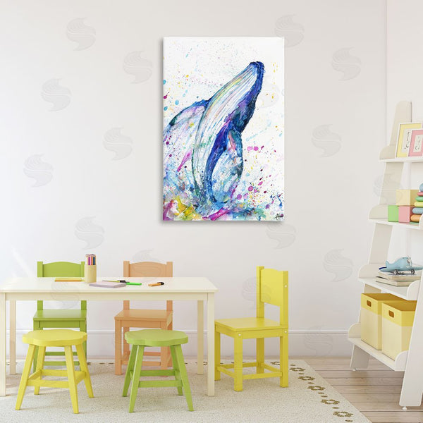 Stupell Industries Marc Allante | Breech Whale With Splatter Wall Art