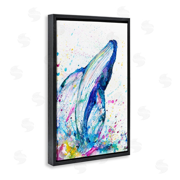 Stupell Industries Marc Allante | Breech Whale With Splatter Wall Art