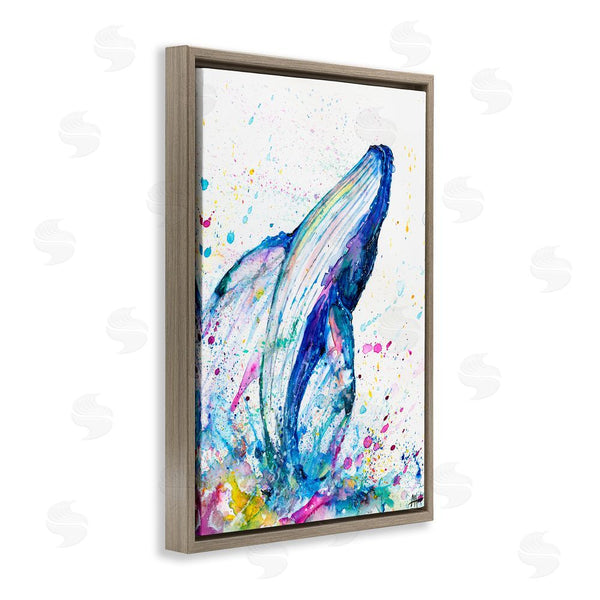 Stupell Industries Marc Allante | Breech Whale With Splatter Wall Art