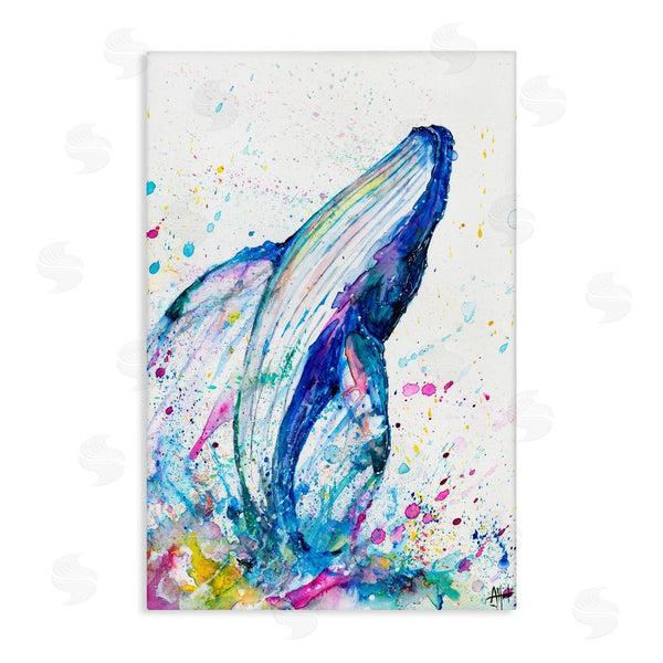 stupell industries Marc Allante | Breech Whale with Splatter Wall Art