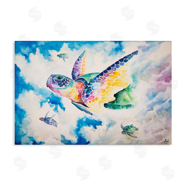 stupell industries Marc Allante | Skyward Sea Turtles Wall Art