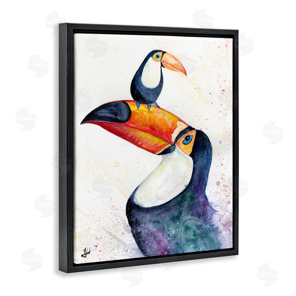 Stupell Industries Marc Allante | Toucan Baby & Mother Perched Wall Art