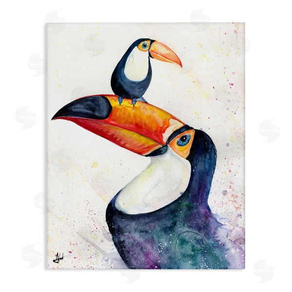 stupell industries Marc Allante | Toucan Baby & Mother Perched Wall Art