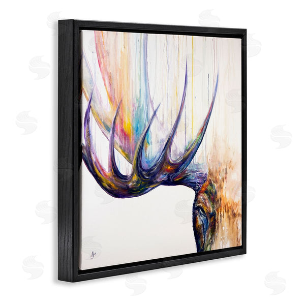 Stupell Industries Marc Allante | Wildlife Elk Antler Portrait Wall Art