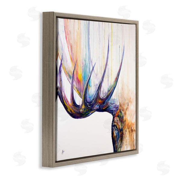 Stupell Industries Marc Allante | Wildlife Elk Antler Portrait Wall Art