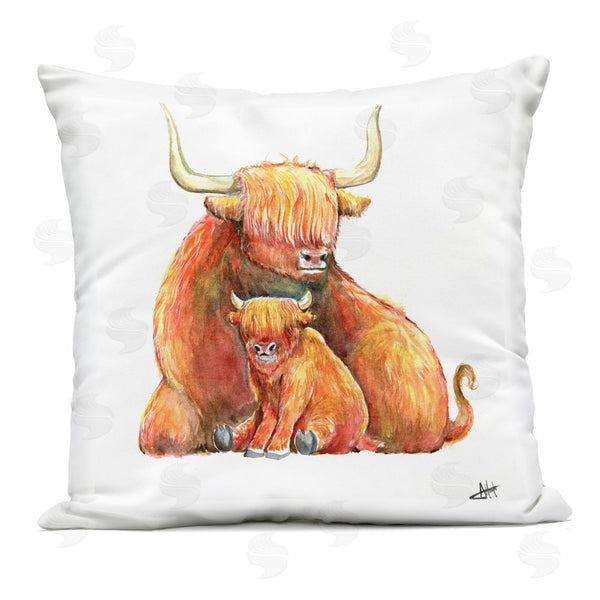 Stupell Industries Marc Allante | Yakety Yak Cattle Printed Throw Pillow