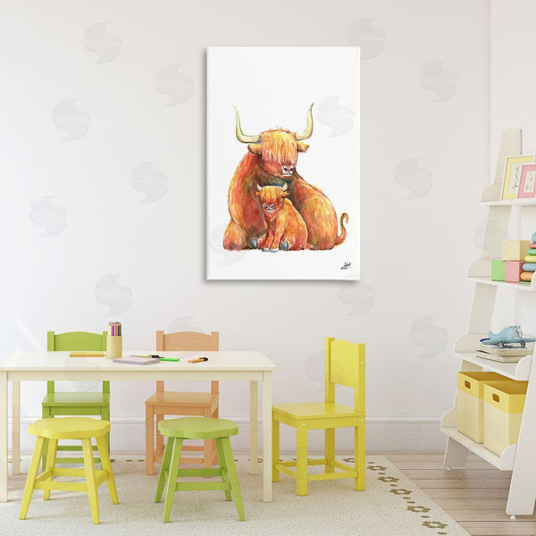 Stupell Industries Marc Allante | Yakety Yak Cattle Wall Art