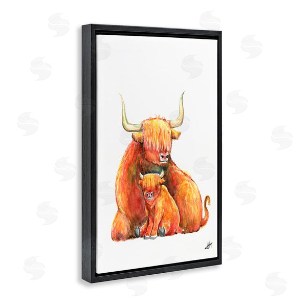 Stupell Industries Marc Allante | Yakety Yak Cattle Wall Art