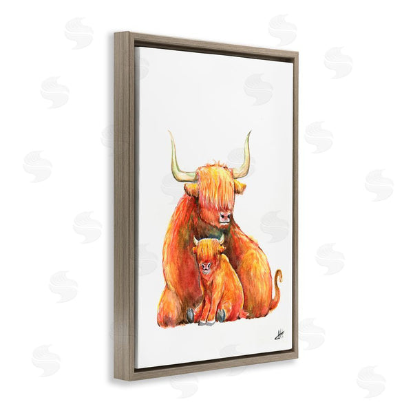 Stupell Industries Marc Allante | Yakety Yak Cattle Wall Art