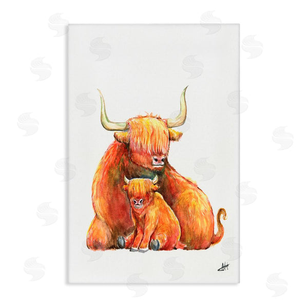 stupell industries Marc Allante | Yakety Yak Cattle Wall Art
