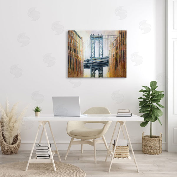 Stupell Industries Marc Todd | Modern Urban Bridge Wall Art