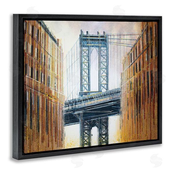 Stupell Industries Marc Todd | Modern Urban Bridge Wall Art