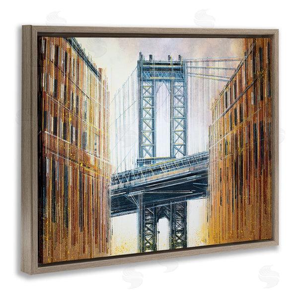 Stupell Industries Marc Todd | Modern Urban Bridge Wall Art