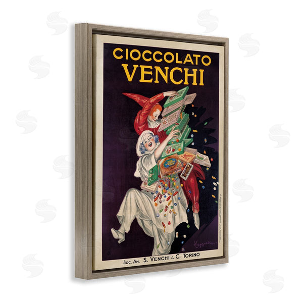 Stupell Industries Marcello Dudovich | Cioccolato Venchi Vintage Poster