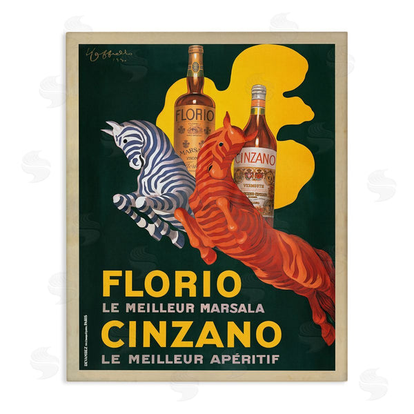 stupell industries Marcello Dudovich | Florio Cinzano Vintage Poster