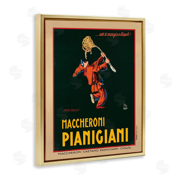 Stupell Industries Marcello Dudovich | Maccheroni Pianigiani Vintage Poster