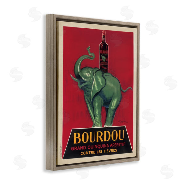 Stupell Industries Marcello Nizzoli | Vintage Elephant & Wine