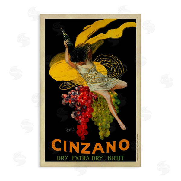 stupell industries Marcello Nizzoli | Vintage Wine Poster with Grapes