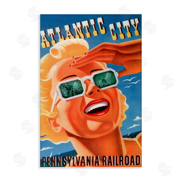 stupell industries Marcus Jules | Atlantic City Vintage Woman