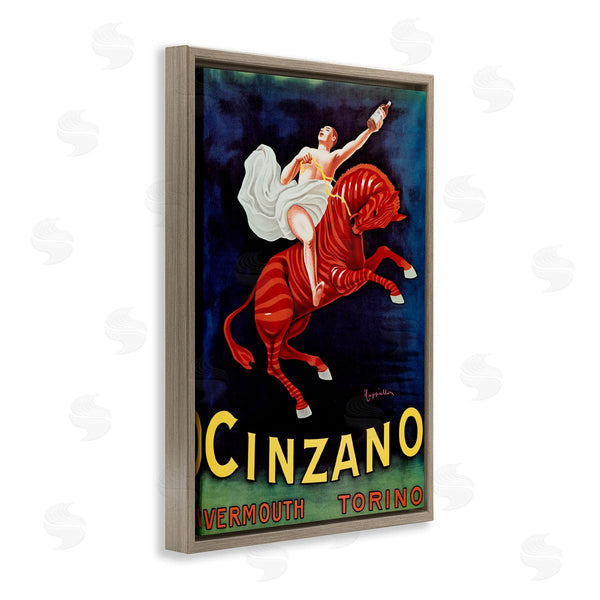 Stupell Industries Marcus Jules | Cinzano Wine Advertisement