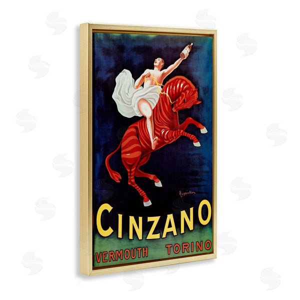 Stupell Industries Marcus Jules | Cinzano Wine Advertisement