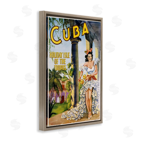 Stupell Industries Marcus Jules | Cuba Travel Advertisement