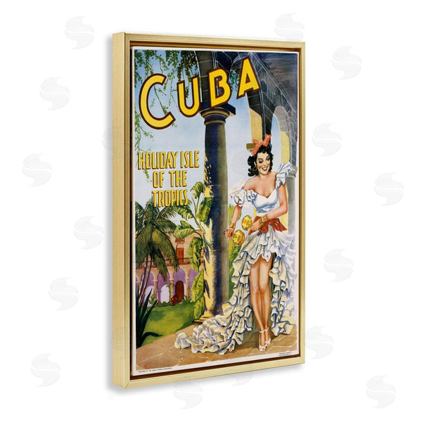 Stupell Industries Marcus Jules | Cuba Travel Advertisement