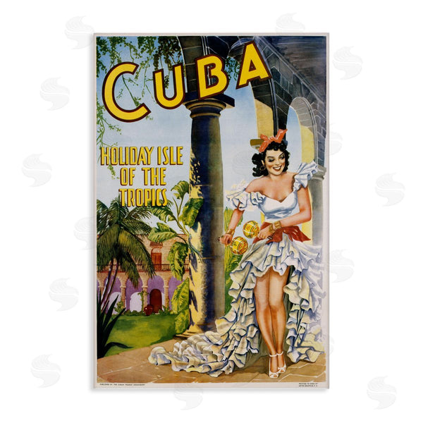 stupell industries Marcus Jules | Cuba Travel Advertisement