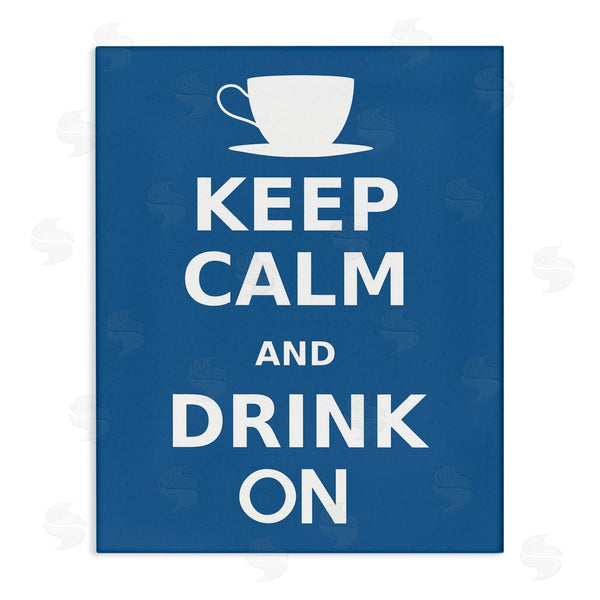 stupell industries Marcus Jules | Keep Calm & Drink On Coffee Mug Wall Art