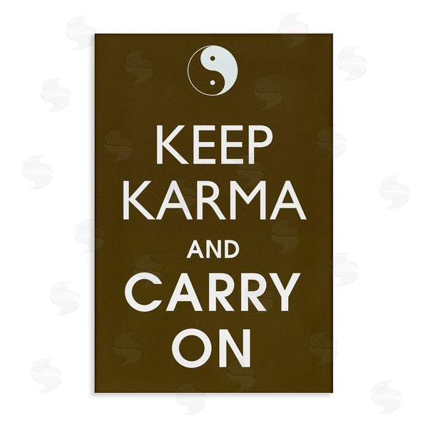 stupell industries Marcus Jules | Keep Karma & Carry On