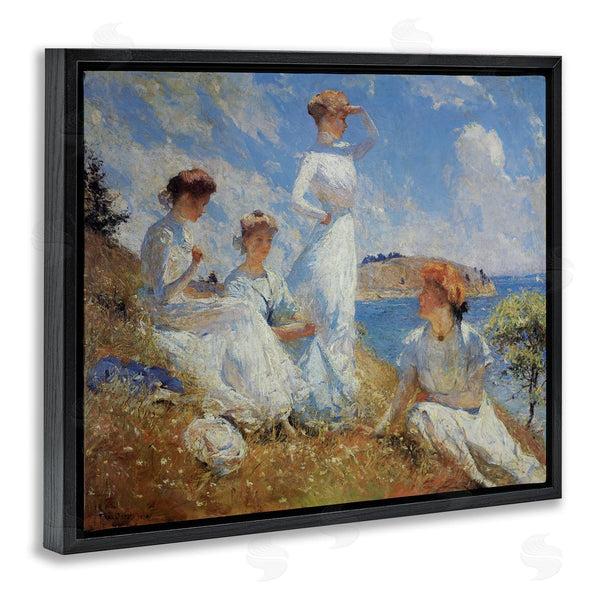 Stupell Industries Marcus Jules | Ladies On Shore Classic Painting