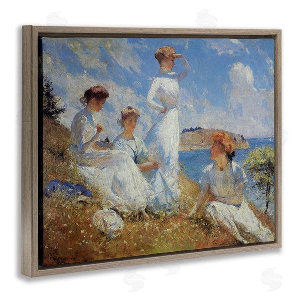 Stupell Industries Marcus Jules | Ladies On Shore Classic Painting