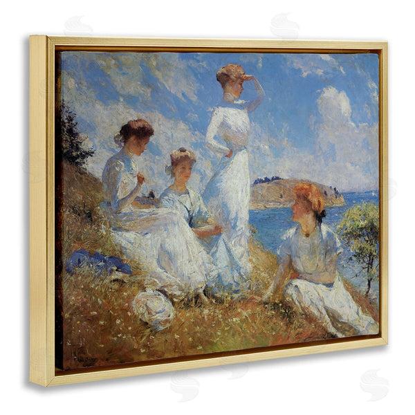 Stupell Industries Marcus Jules | Ladies On Shore Classic Painting