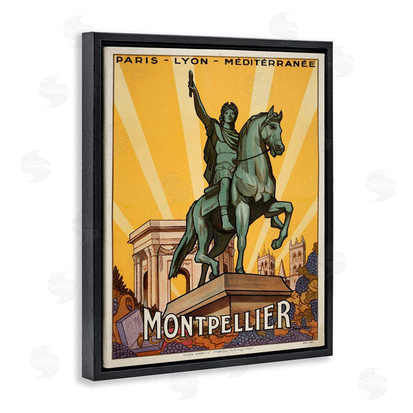 Stupell Industries Marcus Jules | Montpellier Vintage Advertisement