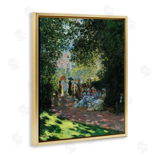 Stupell Industries Marcus Jules | People In Park Classic Painting