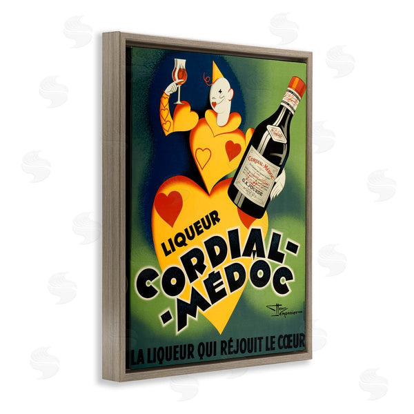 Stupell Industries Marcus Jules | Retro Vintage Wine Advertisement