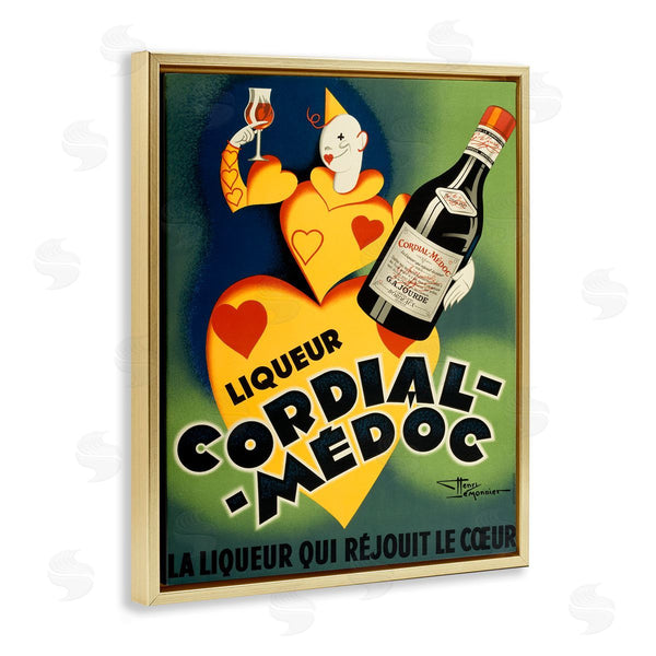 Stupell Industries Marcus Jules | Retro Vintage Wine Advertisement