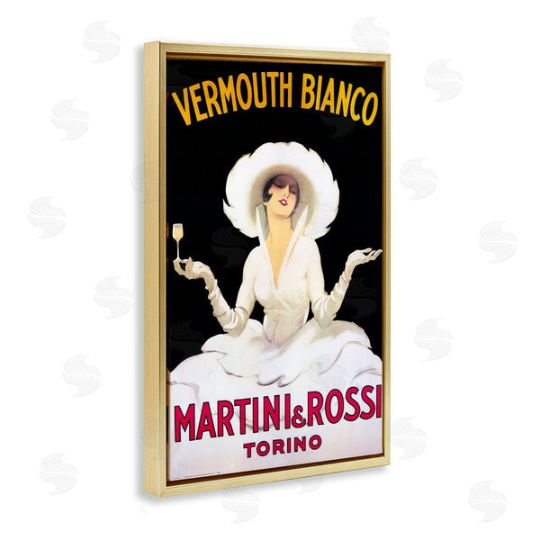 Stupell Industries Marcus Jules | Vermouth Vintage Lady Advertisement