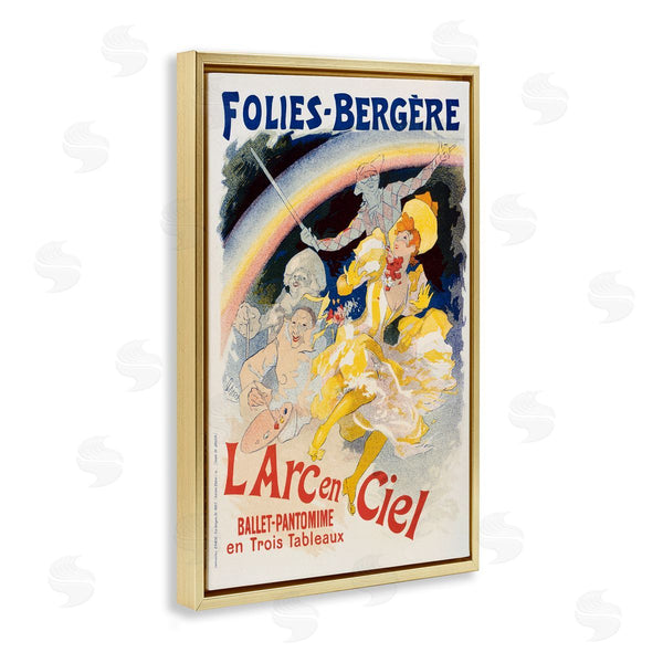 Stupell Industries Marcus Jules | Vintage Ballet Entertainment Ad