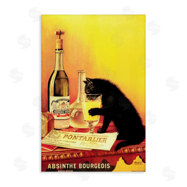 stupell industries Marcus Jules | Vintage Cat & Absinthe Wall Art