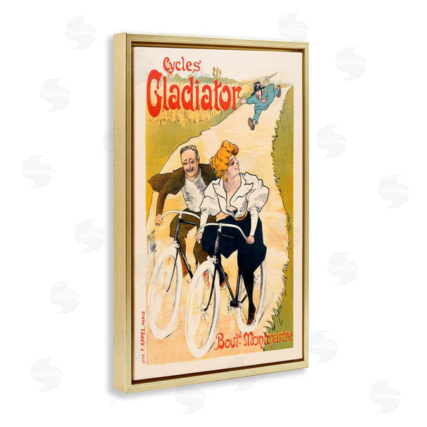 Stupell Industries Marcus Jules | Vintage Cyclists Poster