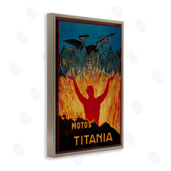 Stupell Industries Marcus Jules | Vintage Dragon & Bicycle