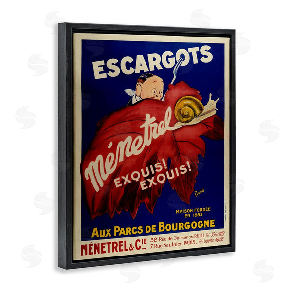 Stupell Industries Marcus Jules | Vintage Escargots Advertisement