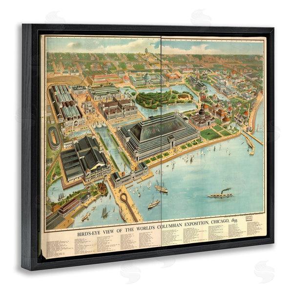 Stupell Industries Marcus Jules | Vintage Exposition Map