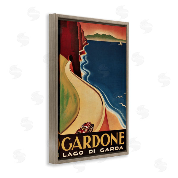 Stupell Industries Marcus Jules | Vintage Gardone Travel Poster