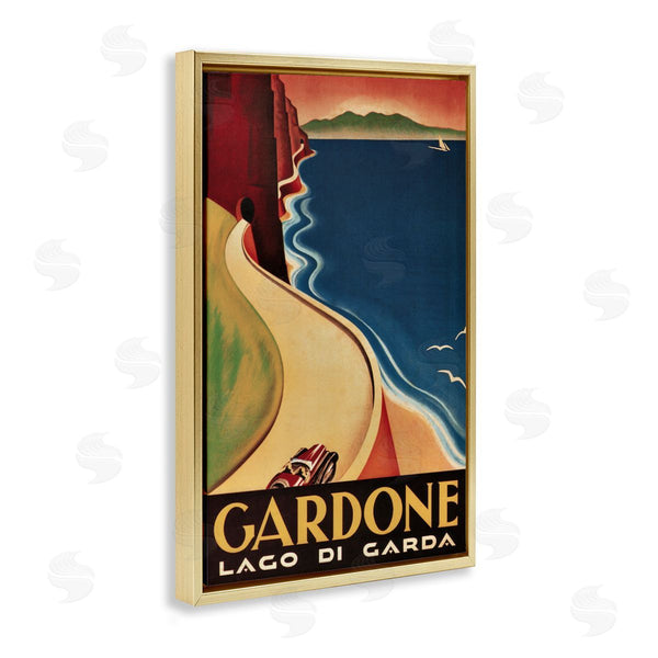 Stupell Industries Marcus Jules | Vintage Gardone Travel Poster